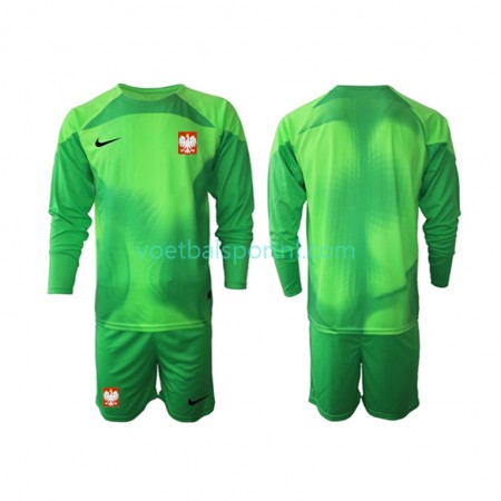 Polen Doelman Kind Thuis Tenue World Cup 2022 L/S